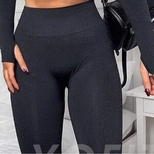 Women's Black High-Waisted Leggings